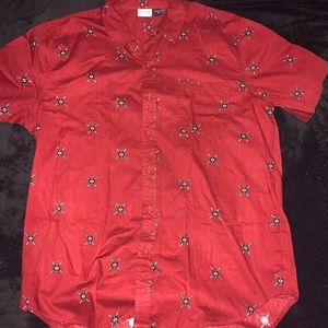 Marvel Deadpool button down XL